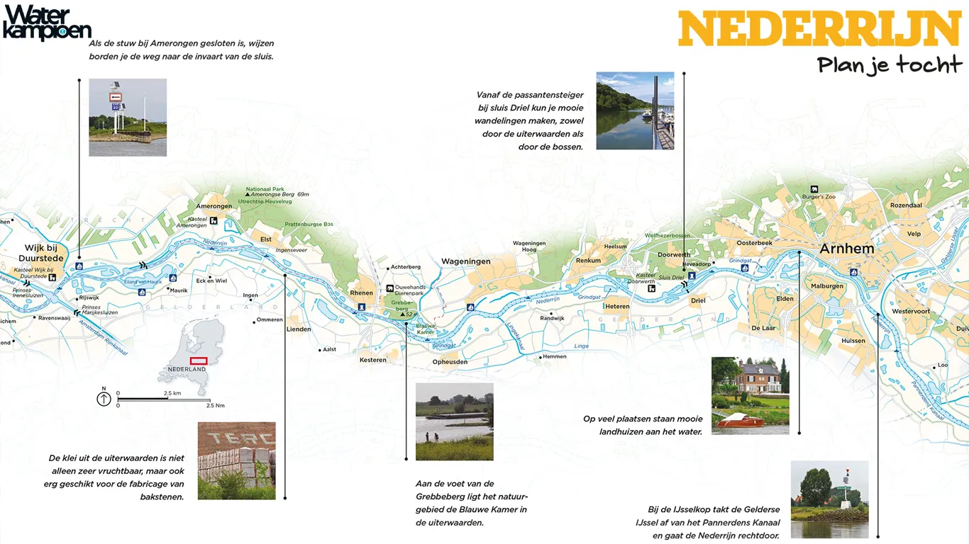 Vaarroutes nederland
